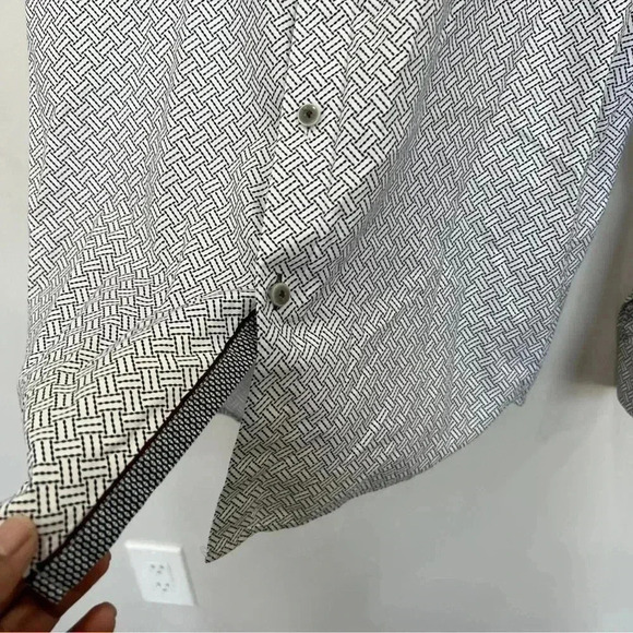 Ted Baker London Shirt Mens Button Down‎ Long Sleeve Size 6 - Picture 4 of 11